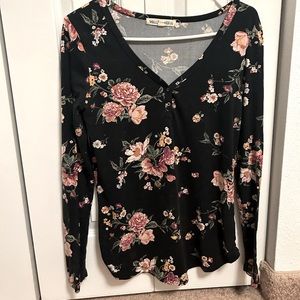 Long Sleeve Floral Shirt